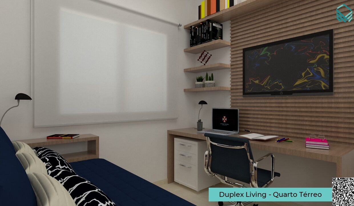 Duplex Vista Mar II. Quarto terreo